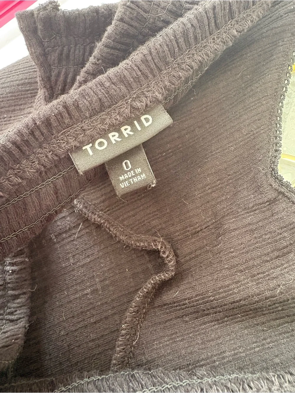 torrid Black Peplum Tank Top